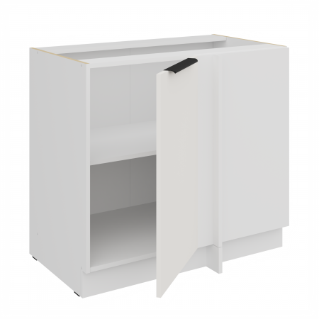 Szafka narożna 105 cm biała AURO